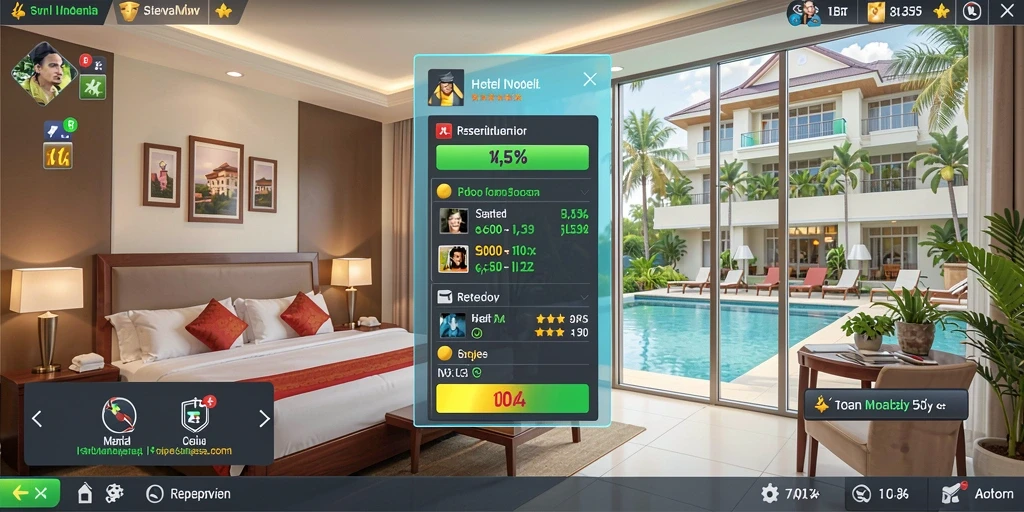 Visual menawan dengan detail menarik di setiap level.