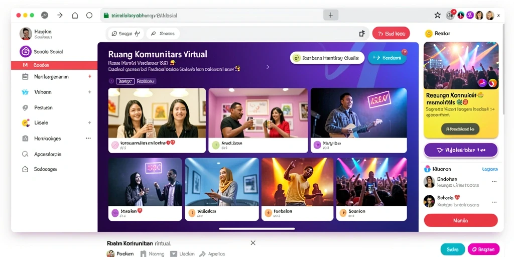 Interaksi sosial yang menyenangkan antar pemain.