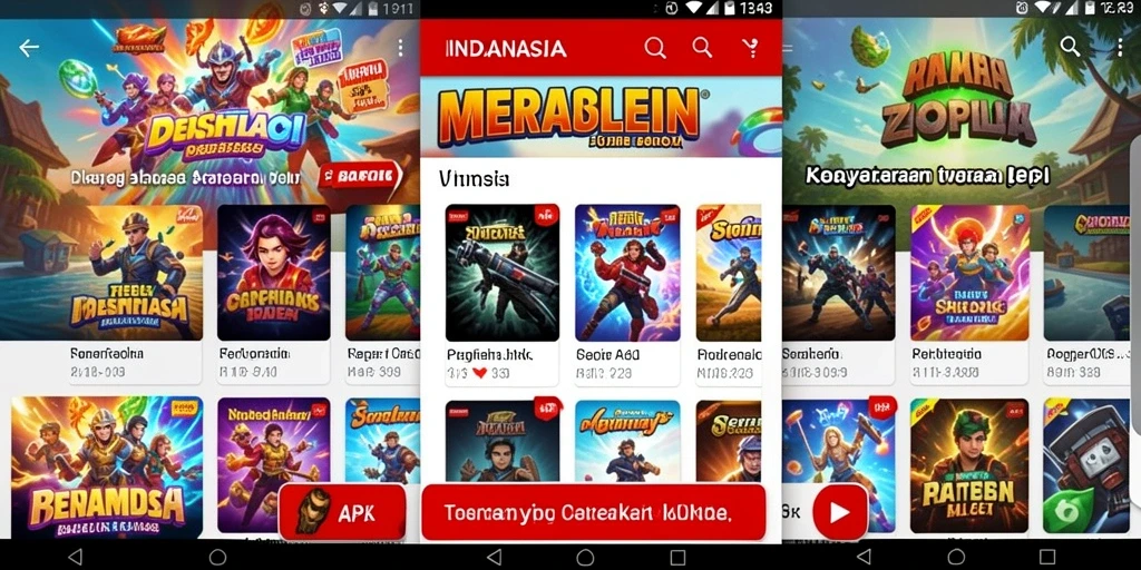 Ilustrasi level yang menantang dan penuh aksi.