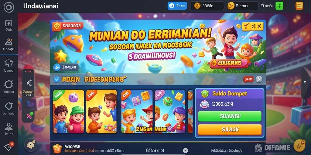 Menunjukkan mode multiplayer yang seru dan interaktif.