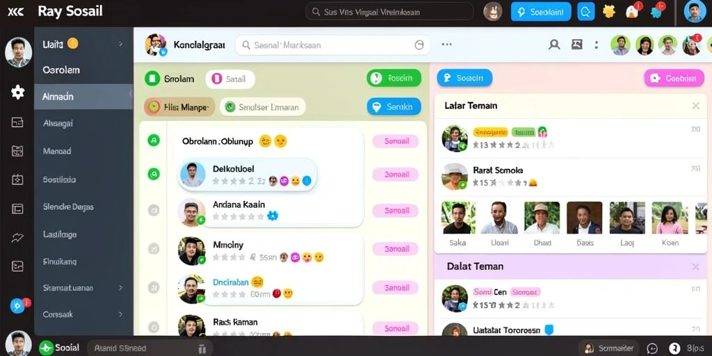 Komunitas aktif dengan fitur chat untuk pengguna.