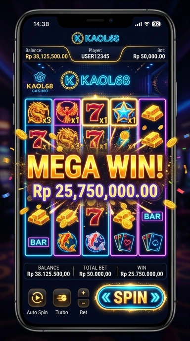 kaol68 — layar beranda